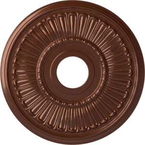 image16quotOD x 3 58quotID x 34quotP Melonie Ceiling Medallion Fits Canopies up to 6 38quotCopper Penny Metallic Series
