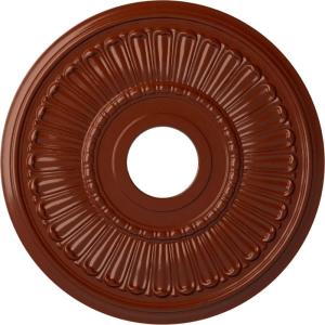 image16quotOD x 3 58quotID x 34quotP Melonie Ceiling Medallion Fits Canopies up to 6 38quotFirebrick Flat Finish