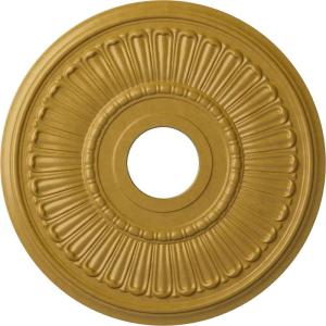 image16quotOD x 3 58quotID x 34quotP Melonie Ceiling Medallion Fits Canopies up to 6 38quotIridescent Gold Metallic Series