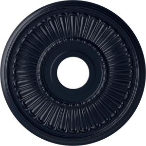 image16quotOD x 3 58quotID x 34quotP Melonie Ceiling Medallion Fits Canopies up to 6 38quotMidnight Dream Flat Finish