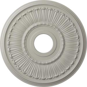 image16quotOD x 3 58quotID x 34quotP Melonie Ceiling Medallion Fits Canopies up to 6 38quotPot of Cream Flat Finish