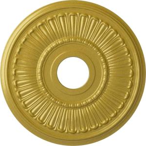 image16quotOD x 3 58quotID x 34quotP Melonie Ceiling Medallion Fits Canopies up to 6 38quotRich Gold Metallic Series