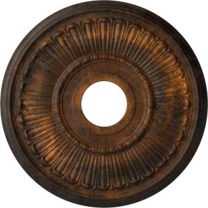 image16quotOD x 3 58quotID x 34quotP Melonie Ceiling Medallion Fits Canopies up to 6 38quotRust Metallic Series