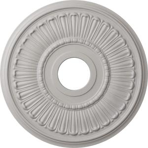 image16quotOD x 3 58quotID x 34quotP Melonie Ceiling Medallion Fits Canopies up to 6 38quotUltra Pure White Flat Finish