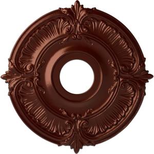 image18quotOD x 4quotID x 58quotP Attica Ceiling Medallion Fits Canopies up to 5quotAntique Copper Metallic Series