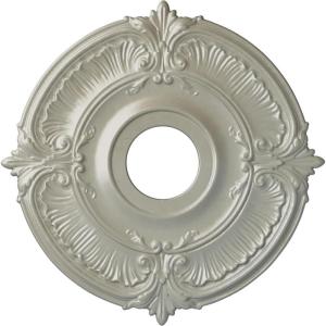 image18quotOD x 4quotID x 58quotP Attica Ceiling Medallion Fits Canopies up to 5quotFlash Copper Metallic Series