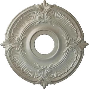 image18quotOD x 4quotID x 58quotP Attica Ceiling Medallion Fits Canopies up to 5quotFlash Gold Metallic Series