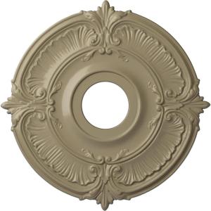 image18quotOD x 4quotID x 58quotP Attica Ceiling Medallion Fits Canopies up to 5quotGobi Desert Flat Finish