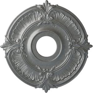 image18quotOD x 4quotID x 58quotP Attica Ceiling Medallion Fits Canopies up to 5quotPlatinum Metallic Series