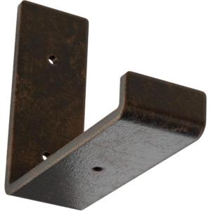 image2quotW x 12quotD x 7quotH Steel Hanging Shelf Bracket UnfinishedAntiqued Bronze