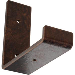 image2quotW x 12quotD x 7quotH Steel Hanging Shelf Bracket UnfinishedAntiqued Copper