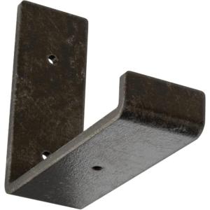 image2quotW x 12quotD x 7quotH Steel Hanging Shelf Bracket UnfinishedAntiqued Warm Silver