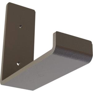 image2quotW x 12quotD x 7quotH Steel Hanging Shelf Bracket UnfinishedHammered Brown