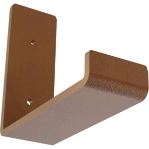 image2quotW x 12quotD x 7quotH Steel Hanging Shelf Bracket UnfinishedHammered Copper