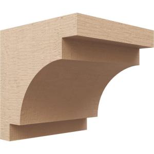 image2quotW x 4quotD x 12quotH Thin Mediterranean Rough Cedar Woodgrain TimberThane Corbel Primed Tan11in W x 11in D x 11in H