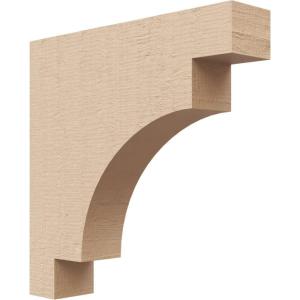 image2quotW x 4quotD x 12quotH Thin Mediterranean Rough Cedar Woodgrain TimberThane Corbel Primed Tan2in W x 10in D x 10in H