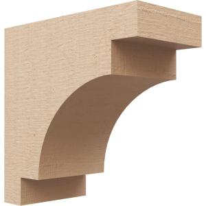 image2quotW x 4quotD x 12quotH Thin Mediterranean Rough Cedar Woodgrain TimberThane Corbel Primed Tan5in W x 10in D x 10in H