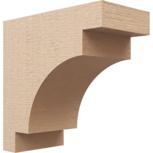 image2quotW x 4quotD x 12quotH Thin Mediterranean Rough Cedar Woodgrain TimberThane Corbel Primed Tan8in W x 16in D x 16in H