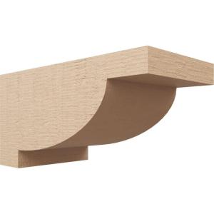 image2quotW x 4quotD x 4quotH Classic Alpine Rough Cedar Woodgrain TimberThane Corbel Primed Tan12in W x 24in D x 12in H