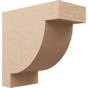 image2quotW x 4quotD x 4quotH Classic Alpine Rough Cedar Woodgrain TimberThane Corbel Primed Tan12in W x 24in D x 24in H