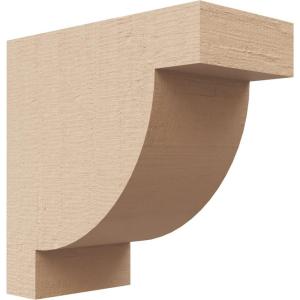 image2quotW x 4quotD x 4quotH Classic Alpine Rough Cedar Woodgrain TimberThane Corbel Primed Tan2in W x 4in D x 4in H