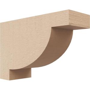 image2quotW x 4quotD x 4quotH Classic Alpine Rough Cedar Woodgrain TimberThane Corbel Primed Tan2in W x 6in D x 4in H