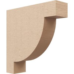 image2quotW x 4quotD x 4quotH Classic Alpine Rough Cedar Woodgrain TimberThane Corbel Primed Tan3in W x 12in D x 12in H
