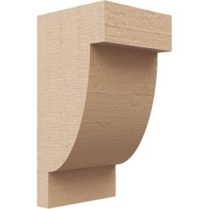 image2quotW x 4quotD x 4quotH Classic Alpine Rough Cedar Woodgrain TimberThane Corbel Primed Tan4in W x 4in D x 8in H
