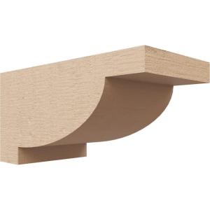 image2quotW x 4quotD x 4quotH Classic Alpine Rough Cedar Woodgrain TimberThane Corbel Primed Tan4in W x 8in D x 4in H