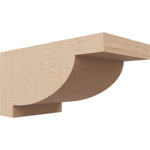 image2quotW x 4quotD x 4quotH Classic Alpine Rough Cedar Woodgrain TimberThane Corbel Primed Tan5in W x 10in D x 5in H