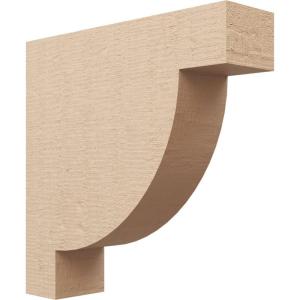image2quotW x 4quotD x 4quotH Classic Alpine Rough Cedar Woodgrain TimberThane Corbel Primed Tan5in W x 20in D x 20in H