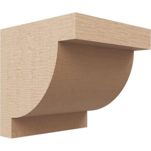 image2quotW x 4quotD x 4quotH Classic Alpine Rough Cedar Woodgrain TimberThane Corbel Primed Tan5in W x 5in D x 5in H