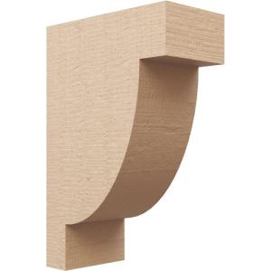 image2quotW x 4quotD x 4quotH Classic Alpine Rough Cedar Woodgrain TimberThane Corbel Primed Tan7in W x 14in D x 21in H