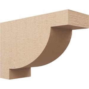 image2quotW x 4quotD x 4quotH Classic Alpine Rough Cedar Woodgrain TimberThane Corbel Primed Tan8in W x 24in D x 16in H