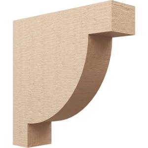 image2quotW x 4quotD x 4quotH Classic Alpine Rough Cedar Woodgrain TimberThane Corbel Primed Tan8in W x 32in D x 32in H