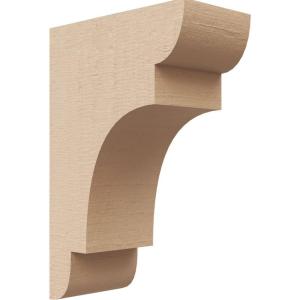 image2quotW x 6quotD x 4quotH Classic New Brighton Rough Cedar Woodgrain TimberThane Corbel Primed Tan2in W x 4in D x 6in H