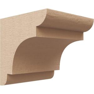 image2quotW x 6quotD x 4quotH Classic New Brighton Rough Cedar Woodgrain TimberThane Corbel Primed Tan4in W x 4in D x 4in H