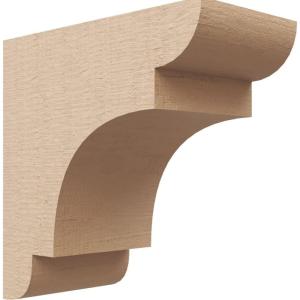 image2quotW x 6quotD x 4quotH Classic New Brighton Rough Cedar Woodgrain TimberThane Corbel Primed Tan4in W x 8in D x 8in H
