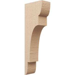image2quotW x 6quotD x 4quotH Classic New Brighton Rough Cedar Woodgrain TimberThane Corbel Primed Tan5in W x 10in D x 30in H