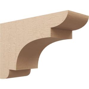 image2quotW x 6quotD x 4quotH Classic New Brighton Rough Cedar Woodgrain TimberThane Corbel Primed Tan8in W x 24in D x 16in H