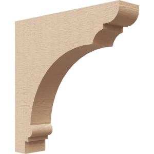 image3quotW x 6quotD x 9quotH Classic Hughes Rough Cedar Woodgrain TimberThane Corbel Primed Tan2in W x 10in D x 10in H