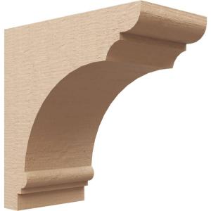 image3quotW x 6quotD x 9quotH Classic Hughes Rough Cedar Woodgrain TimberThane Corbel Primed Tan6in W x 12in D x 12in H