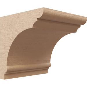 image3quotW x 6quotD x 9quotH Classic Hughes Rough Cedar Woodgrain TimberThane Corbel Primed Tan6in W x 6in D x 6in H