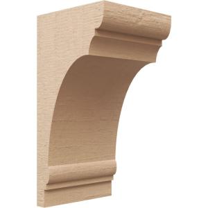image3quotW x 6quotD x 9quotH Classic Hughes Rough Cedar Woodgrain TimberThane Corbel Primed Tan9in W x 9in D x 18in H