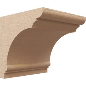 image3quotW x 6quotD x 9quotH Classic Hughes Rough Cedar Woodgrain TimberThane Corbel Primed Tan9in W x 9in D x 9in H