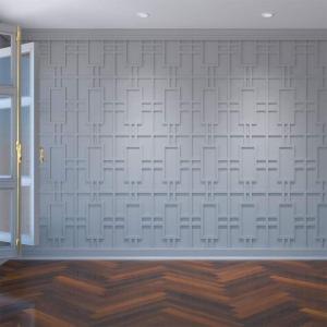 imageEkena Millwork 15 12quotW x 23 38quotH x 38quotT Large Hastings Decorative Fretwork Wall Panels in Architectural Grade PVC
