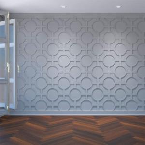 imageEkena Millwork 42 14quotW x 23 38quotH x 38quotT Large Chesterfield Decorative Fretwork Wall Panels in Architectural Grade PVCPVC