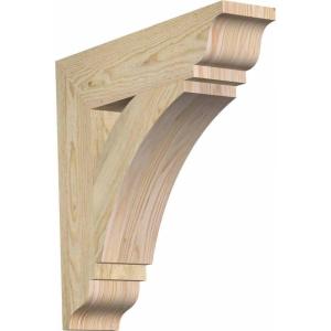 imageEkena Millwork BKT04X18X18THR01SWR Thorton Traditional Smooth Bracket 35quot Width x 18quot Depth x 18quot Height Western Red Cedar18D x 18H