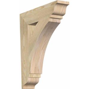 imageEkena Millwork BKT04X18X18THR01SWR Thorton Traditional Smooth Bracket 35quot Width x 18quot Depth x 18quot Height Western Red Cedar18D x 22H