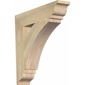 imageEkena Millwork BKT04X18X18THR01SWR Thorton Traditional Smooth Bracket 35quot Width x 18quot Depth x 18quot Height Western Red Cedar20D x 20H